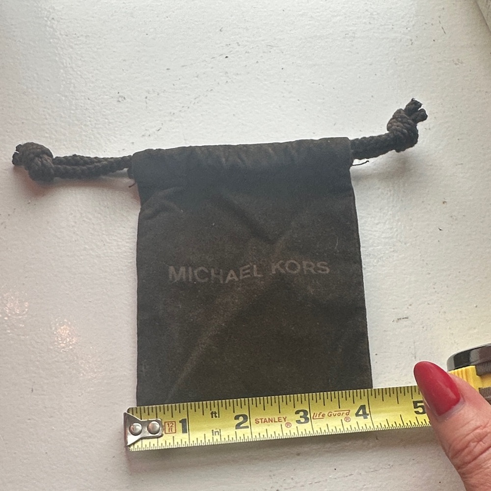 Michael Kors Brown Drawstring Pouch - Picture 3 of 6